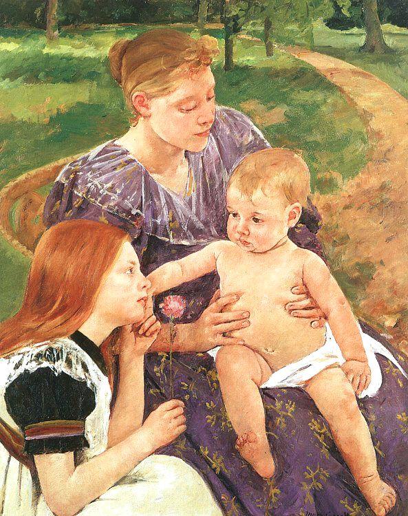 Mary Cassatt The Family oil painting picture